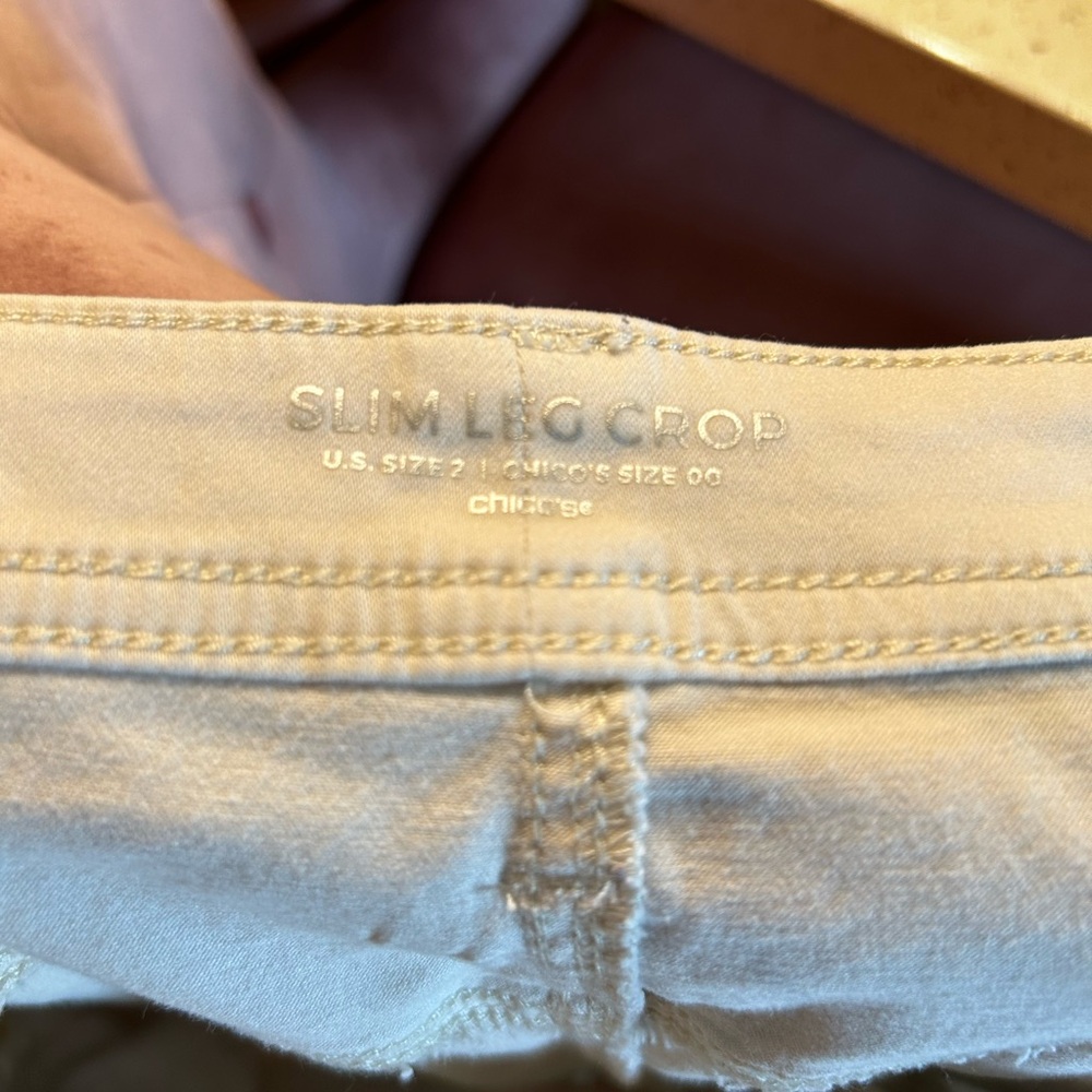 Chico’s Slim Leg Crop Pants